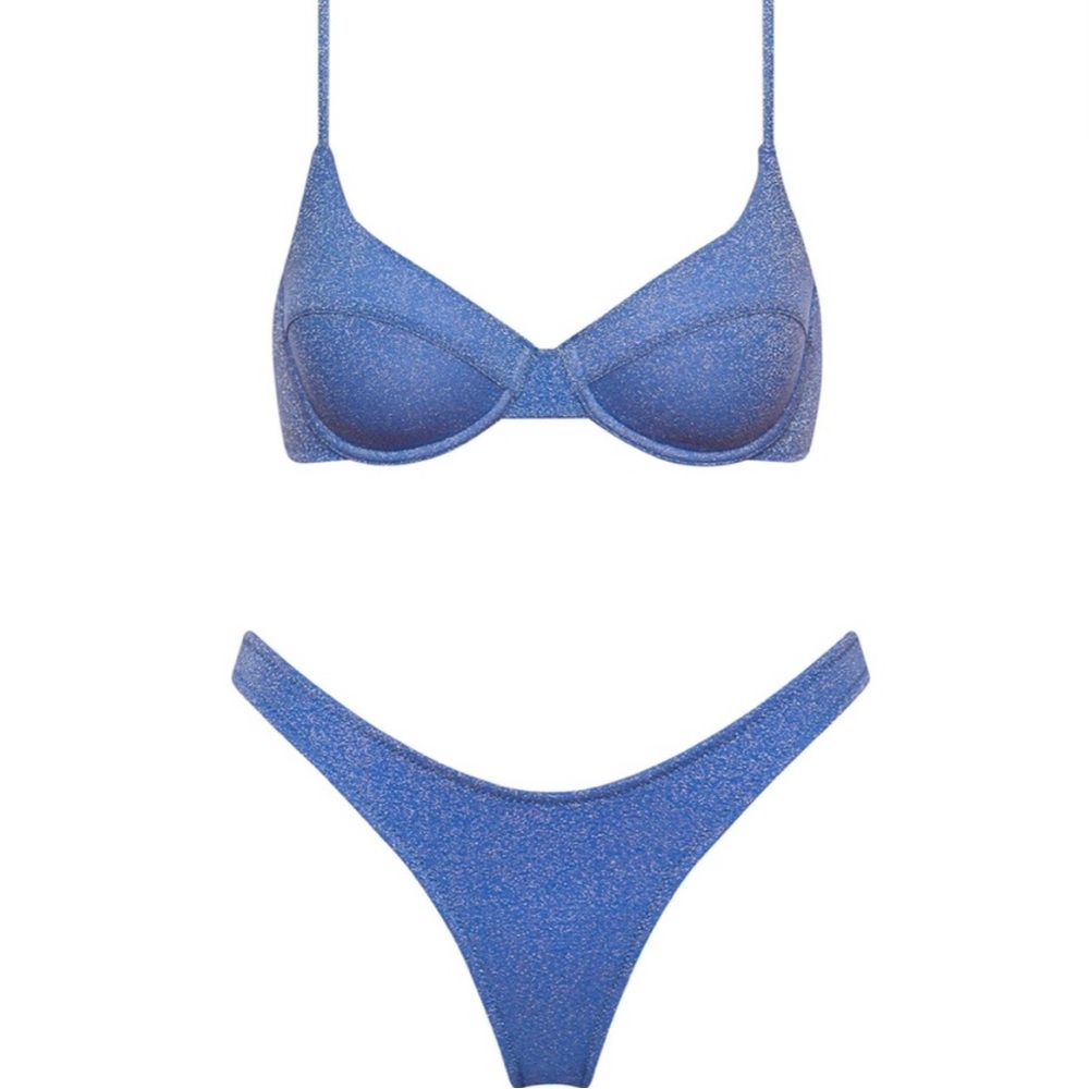 Triangl Bikini Set - ROMY - MARINA SPARKLE - Blue